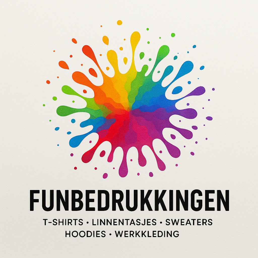 Funbedrukkingen.eu logo – specialist in bedrukte T-shirts, hoodies en werkkleding